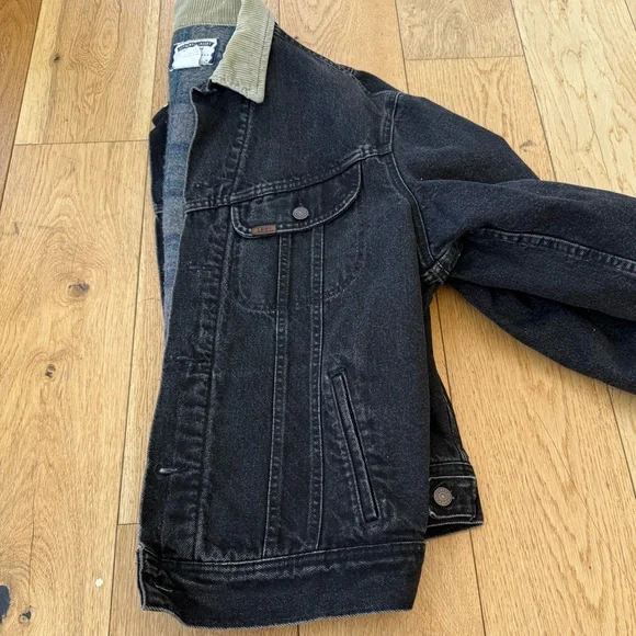 Vintage Lee Storm Rider Blanket Lined Denim Jacket Menās Medium - Picture 13 of 13